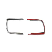 BBQ@FUKA 2pcs Car Head Light Adjust Cover Trim For BMW 3 Series F30 316i 320i 328i 2013-2015 automobiles accessories car decals