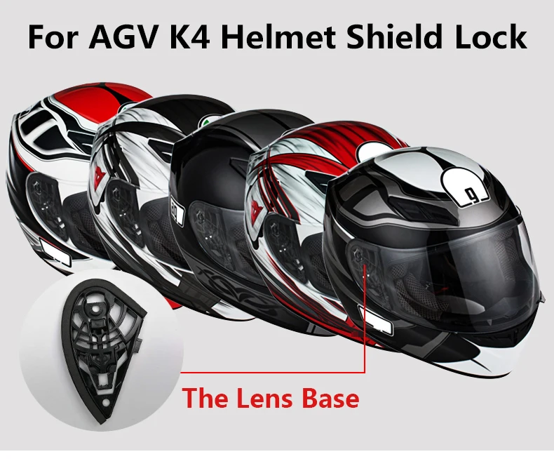 1 пара оригинальная часть для AGV K3 полный шлемы щит pivot комплект для AGV K4 Полный лица мотоциклетные шлемы не для agv k5& K3 sv