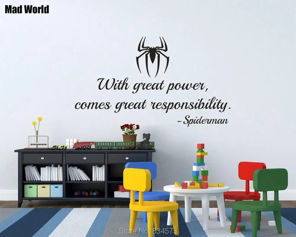 With great power comes great responsibility 56 97W  47 81W 3