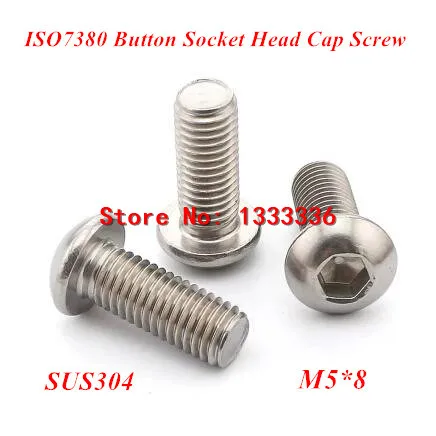 M3 Cap Head Socket Screws A2 Stainless Steel Capscrew Allen Bolt