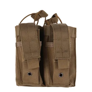 

Tactical MOLLE Dual Open-Top Magazine Pouch FAST Airsoft Military Paintball Bag Hunting Equipment J2