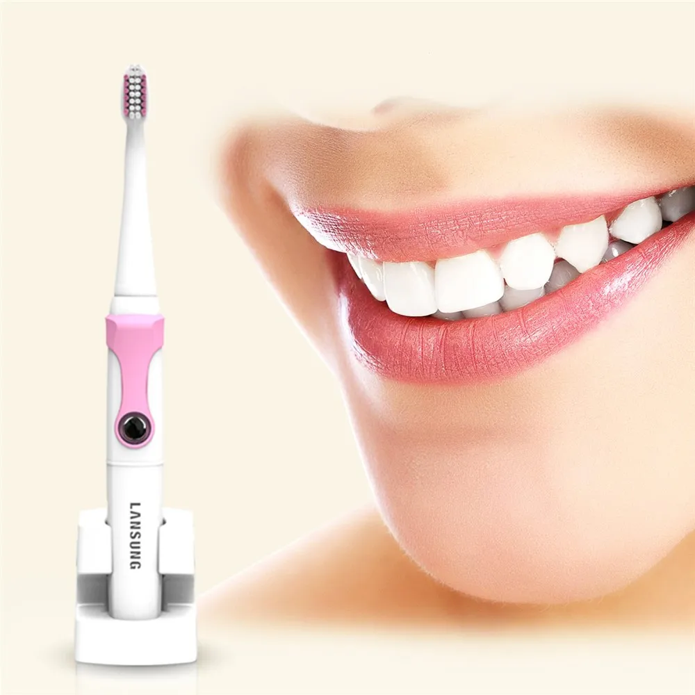 

LANSUNG SN902 Adult Charging Ultrasonic Automatic Electric Toothbrush Smart Timer Five Brushing Mode And 3 Brush Head To Replace