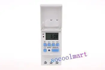 

Din Rail Type Digital Daily Weekly Programmable Timer Switch DC 24V