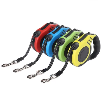 

Automatic Retractable Pet Leash Nylon Stretchable leading Pet Walking Running Cables Pets Supplies