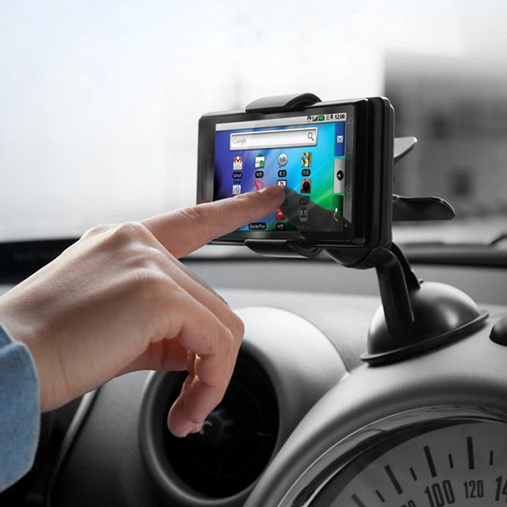 Automobile Telefon tutucu Dashboard 360 Degree Rotating GPS Suporte celular Windsheild Phone Holder For The Car Accessories