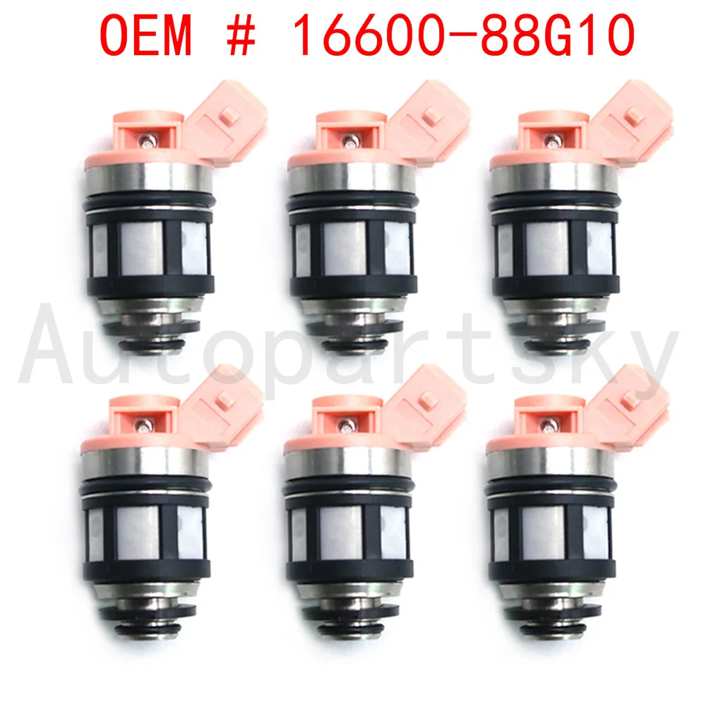 [6 шт.] для Pathfinder/D21/Quest/Pickup/Mercury/Villager 3.0L новый топливный инжектор 16600 88G10
