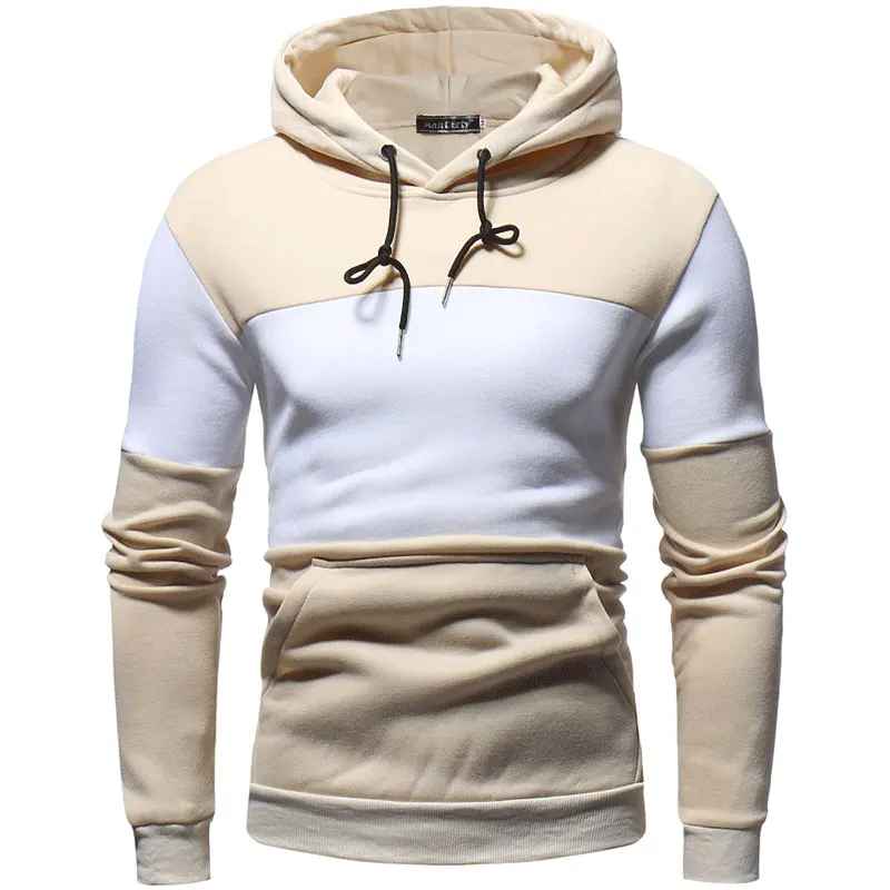 

2019 new fashion hoodie men's long-sleeved sweatshirt cotton pullover hoodie romper sleeve hoodie European and American style