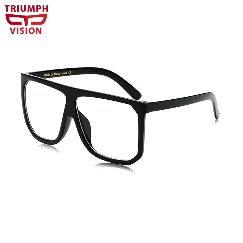 TRIUMPH VISION, солнцезащитные очки с плоским верхом, оттенки, для женщин и мужчин, негабаритный квадратный цельный дизайн, солнцезащитные очки, градиентные Черепаховые, новинка - Цвет линз: 009