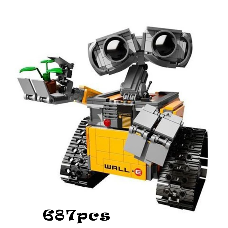 Legoing Creator 16003 Idea Robot WALL E Action Figures Building Block 687Pc Toys For Children Compatible Legoings Creators 21303