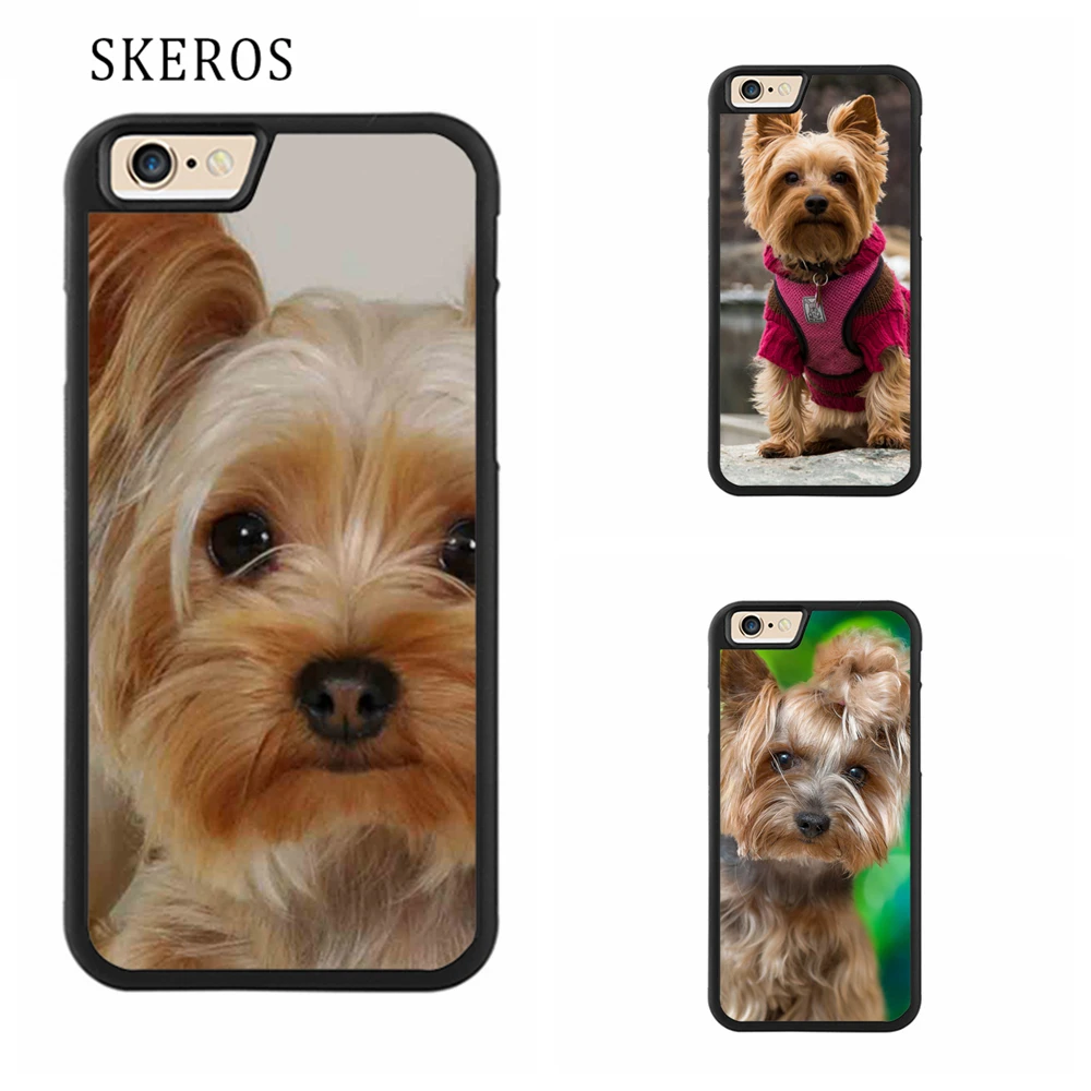 SKEROS YORKSHIRE TERRIER dog pet puppy cover cell phone case for iphone