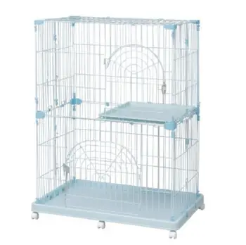 

93X63X121cm Double layer Cat Villa Cat cage Pet cages with wheels