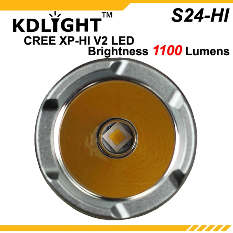 Новый KDLITKER S24 HI Cree XP L V3 белый 6500K/нейтральный 4500K/теплый 3000K 1100 люмен 3 режимный