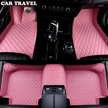

car floor mats for SsangYong Korando Actyon Rexton SCEO Chairman Kyron car accessories car styling Custom car floor mats Black