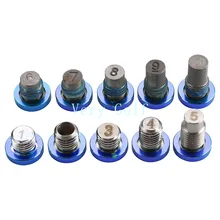 1 шт. Гольф статического Вес винт с синим камнем для RBZ этап 2 Привод fairway Wood 1g/2g/3g/4g/5g/6g/7g/8g/ 9 г/10 г на выбор