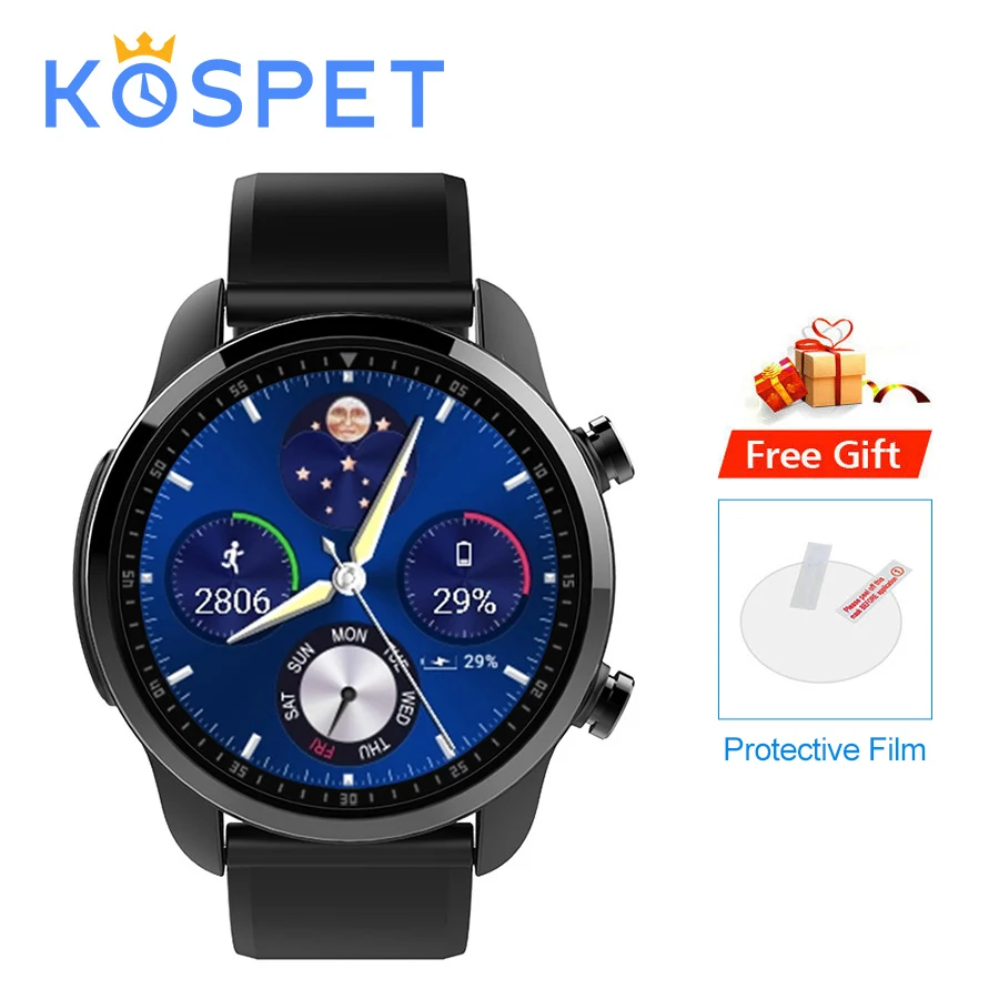 

KOSPET Brave 2GB 16GB Bluetooth Call 620mAh 1.3" Touch Screen 4G Smartwatch IP68 Waterproof MT6737 Business Smart Watch Phone