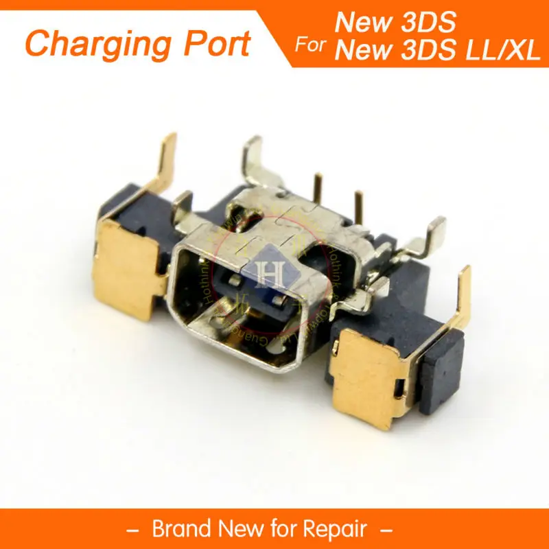 

HOTHINK Replacement For New 3DS / 3DS XL 3DS LL 2015 power jack socket dock connector charger charging port