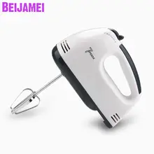 Beijamei Wholesale Food Mixers Electric Egg Beater Household Mini Hand-Held Egg Beating Dough Mixing Machine 7 Speed