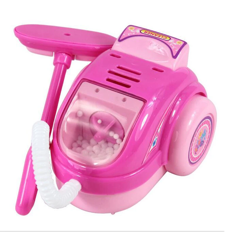 

Pretend Play Toy Vacuum Cleaner Toy for Kids Housekeeping Cleaning Washing Machine Mini Clean Up Play Toy Gifts