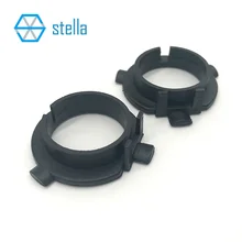 2 pcs H7 auto levou farol Suportes Adaptadores de Base Da Lâmpada para Hyundai Veloster Santa fe i30 baixo feixe KIA K4 K5 Sorento H7 adaptador de modo