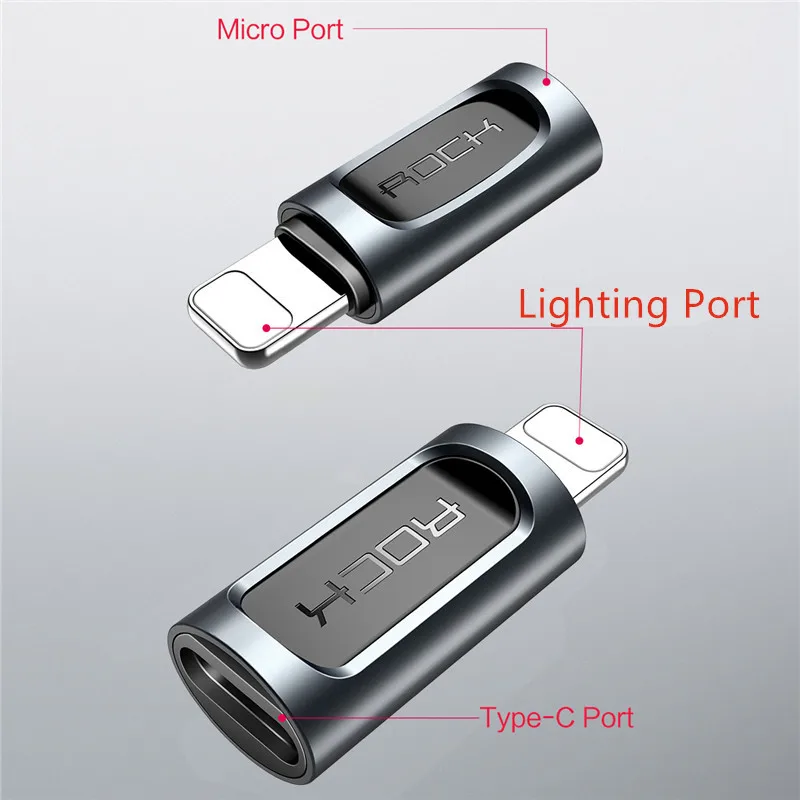 Для micro lightning Кабель зарядного устройства конвертер apple iPhone xs max xr x 8 7 6s плюс 5 зарядное устройство Тип usb c