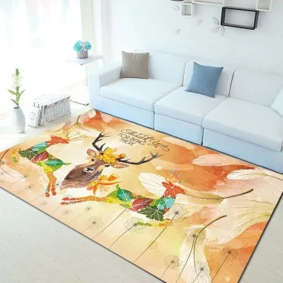summer 6mm ultra-thin 3D carpet Mediterranean style study room computer swivel mat mats living room sofa mats bedroom rectangula