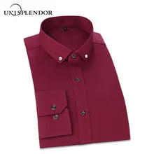 Высококачественная атласная Мужская рубашка весна осень мужская деловая рубашка с длинным рукавом хлопок Мужская Свадебная вечеринка подходит рубашки YN10385