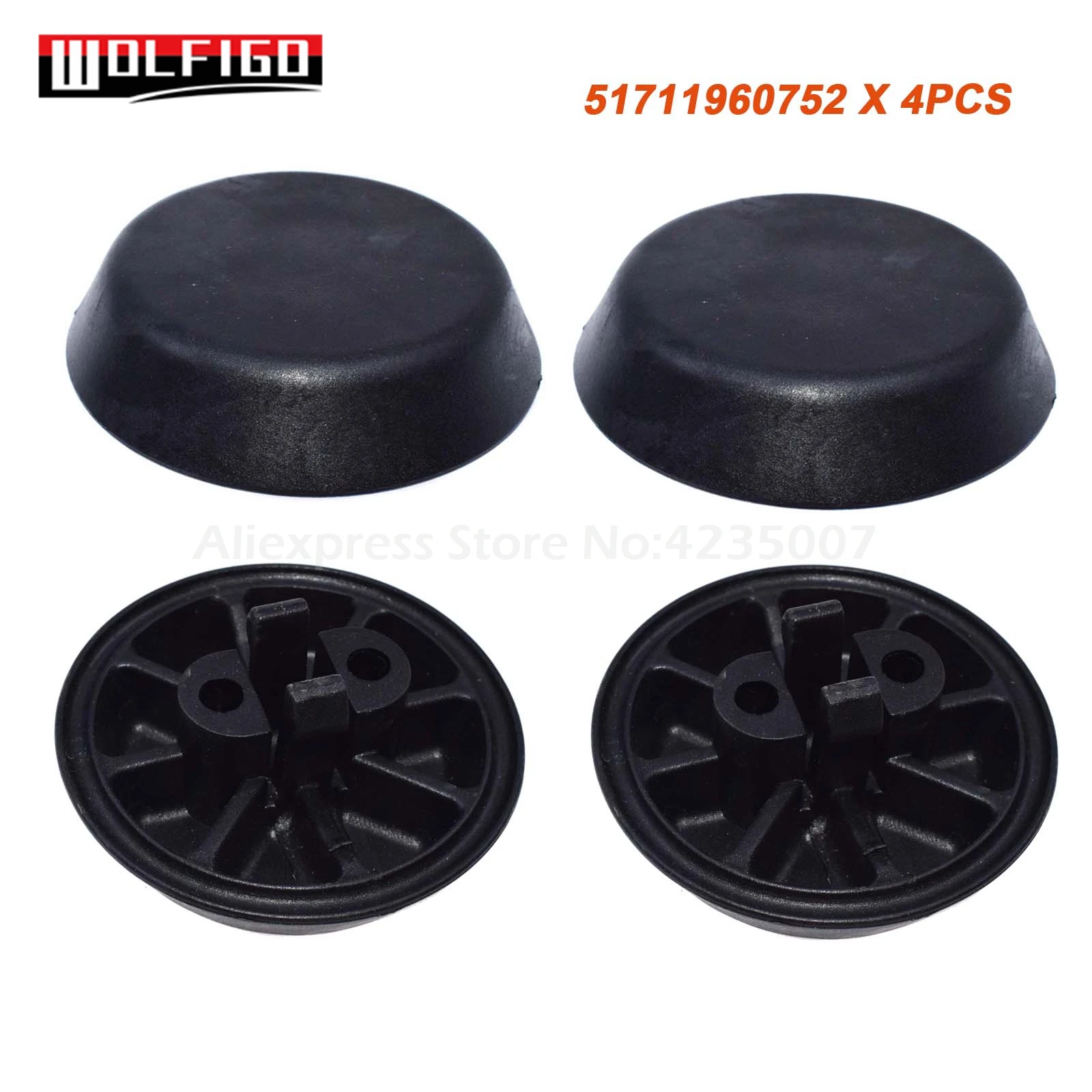 

WOLFIGO 1 / 4PCS Jack Pad Under Car Lifting Support Pad 51711960752 for BMW 3 E36 318 323 325 328 M3 51-71-1-960-752