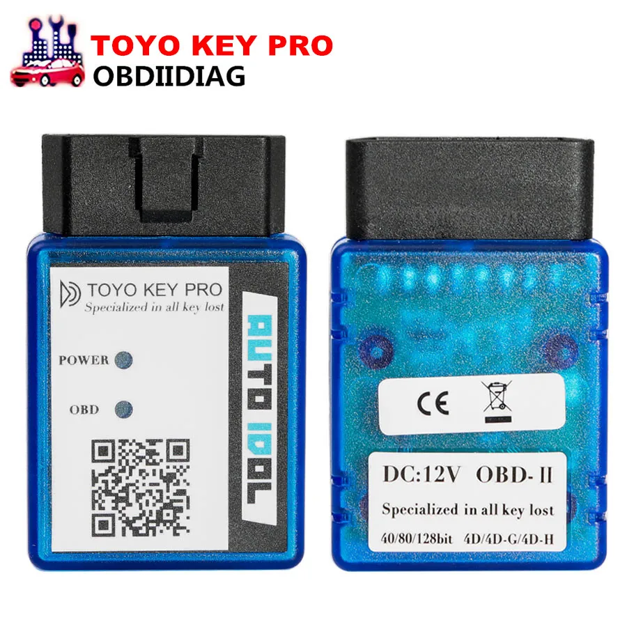 Программатор ключей TOYO KEY PRO OBD II для To-yo-ta 40/80/128 бит (4D 4D-G 4D-H) | Автомобили и