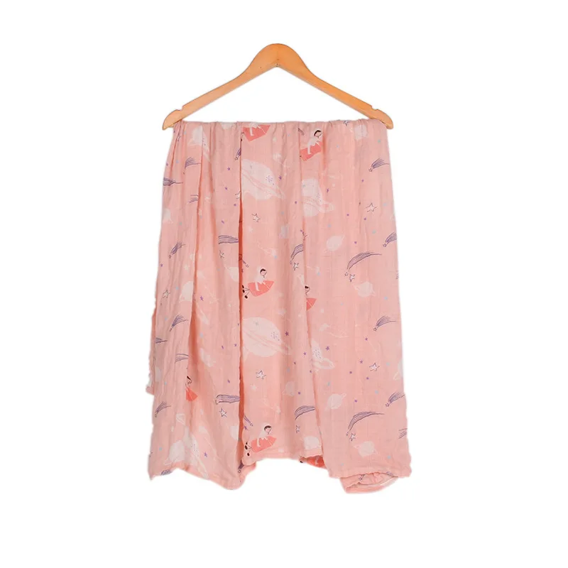 

MuslinTree variety of cute pattern design comfort muslin bamboo baby swaddle blanket for kids