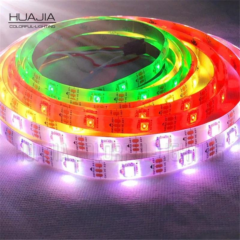 5M Ws2812b RGB LED Strip Light 150pixels 16.4ft Flex Individually