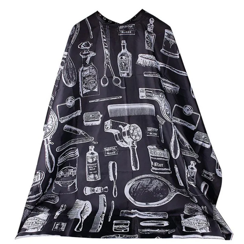 

Hairdresser Cape Gown Cloth Black Cutting Hair Waterproof Cloth Salon Barber Gown Cape Hairdressing Hairdresser 120x150cm Scarf