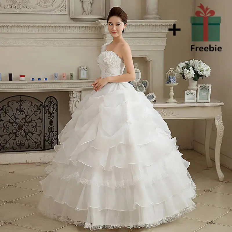 Vestidos de noiva plus size, foto real,