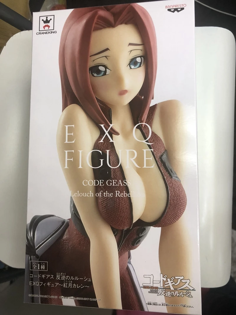 WSTXBD оригинальный восстание Banpresto EXQ фигура кода Geass Letouch Kallen ПВХ фигурка модель