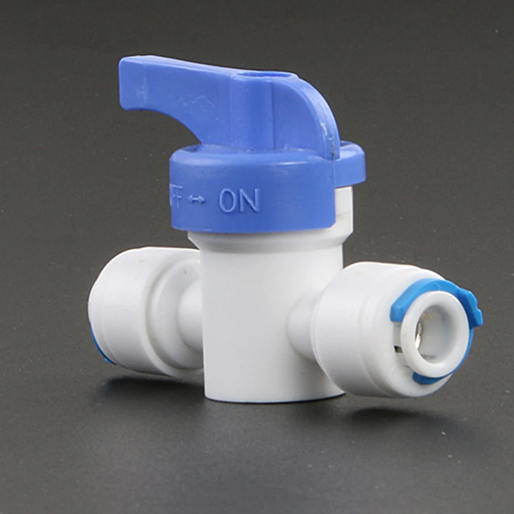 

1/4 Inch push fit Ball Shut off Quick Connect Water Connect Tube Fittings fish tank Aquarium Unit Ball