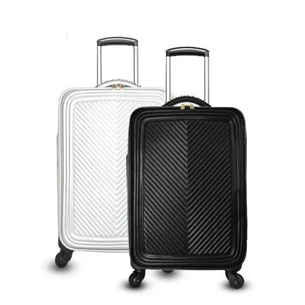 KAWEIDA 16 &quot20&quot 24 дюймов известные люксовые бренды багажные Рули Ретро каюта