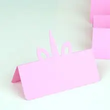 Пользовательские цвета Единорог уши и Рог первый день рождения табло Свадебная стойка регистрации эскорт ребенок душ место карты