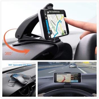 

Dashboard Car Phone Holder 360 Degree Mobile Phone Stand Holder Grip in Car Universal Adjustable Cell Phone Holder Mount