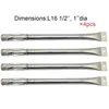 Grill King 12411 BBQ Parts Gas Grill Replacement 16.5 Inch Straight Stainless Steel Burner 4pack ► Photo 1/4