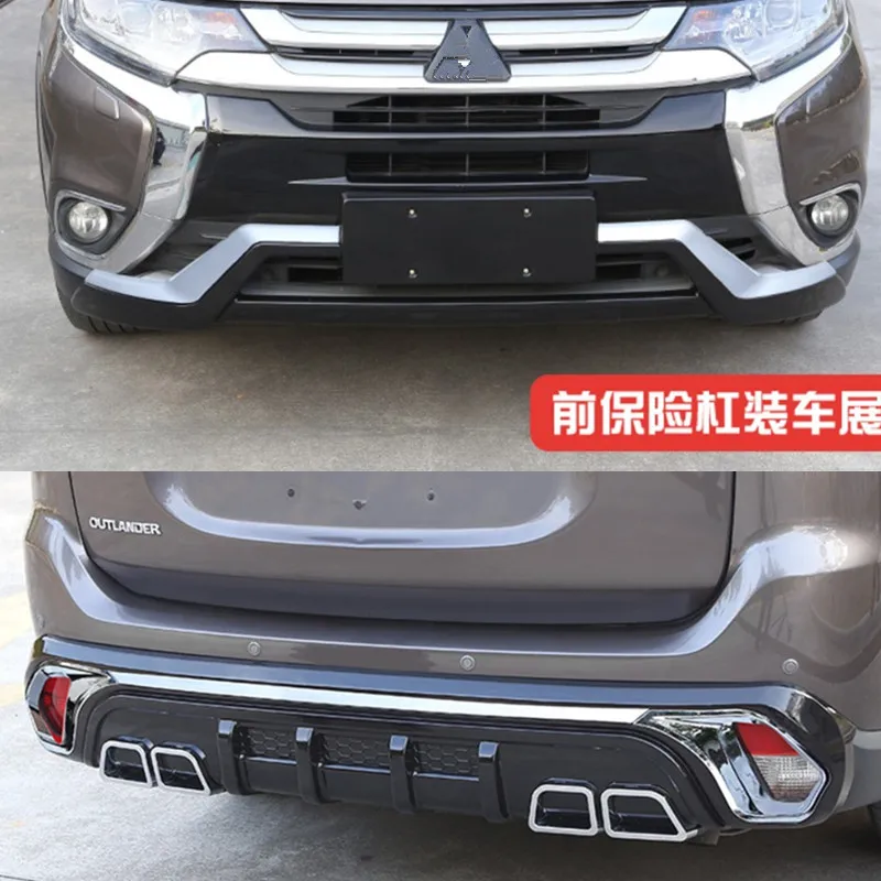 Free shipping ,High Quality Car styling Plastic Front+Rear Bumper Guard