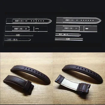 

4pcs/Set 18mm/20mm DIY Leather Craft Acrylic Watch Strap Band Stencils Templates