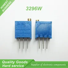 10Pcs/lot 3296W-1-201LF 3296W 201 200 ohm Top regulation Multiturn Trimmer Potentiometer High Precision Variable Resistor
