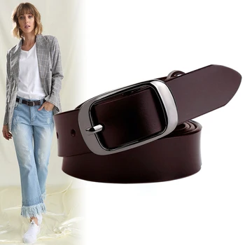 

famous Designer Belts Women High Quality Luxury Brand Ceinture Femme Casual Girls Lady cowskin real Belt Leather For Jeans