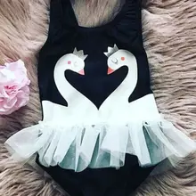 Летний детский купальный костюм танкини с животным принтом для маленьких девочек, купальный костюм, бикини, купальный костюм, высокое качество