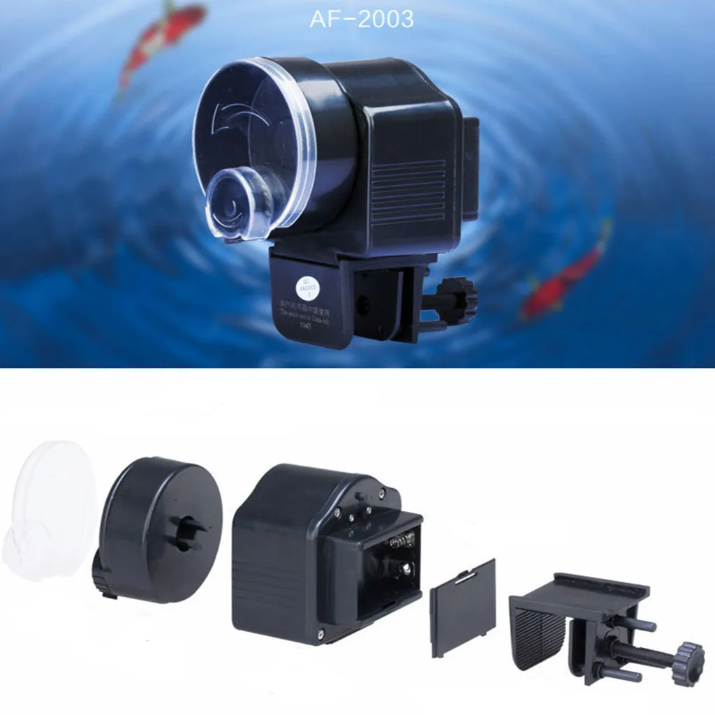 

Adjustable Automatic Fish Feeder for Aquarium Fish Tank Digital LCD Auto Tank Food Feeders Machine Aquarium Auto Fish Feeder
