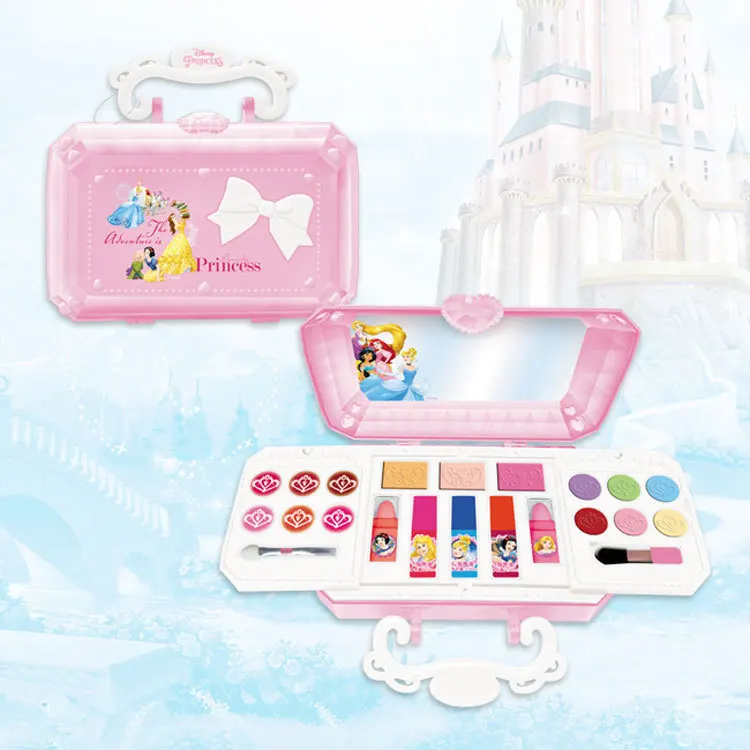 Дисней Принцесса Ролевые игры красота модные игрушки мини макияж коробка набор девочка игрушка день рождения дом подарок игрушка для детей
