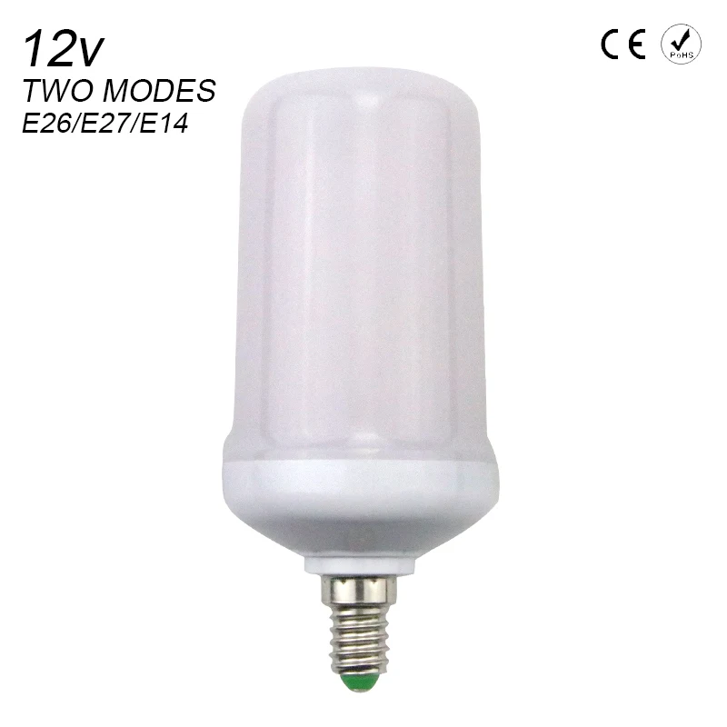 Lâmpadas Led e Tubos lâmpada led efeito chama lâmpada Base Tipo : E27/e26/e14