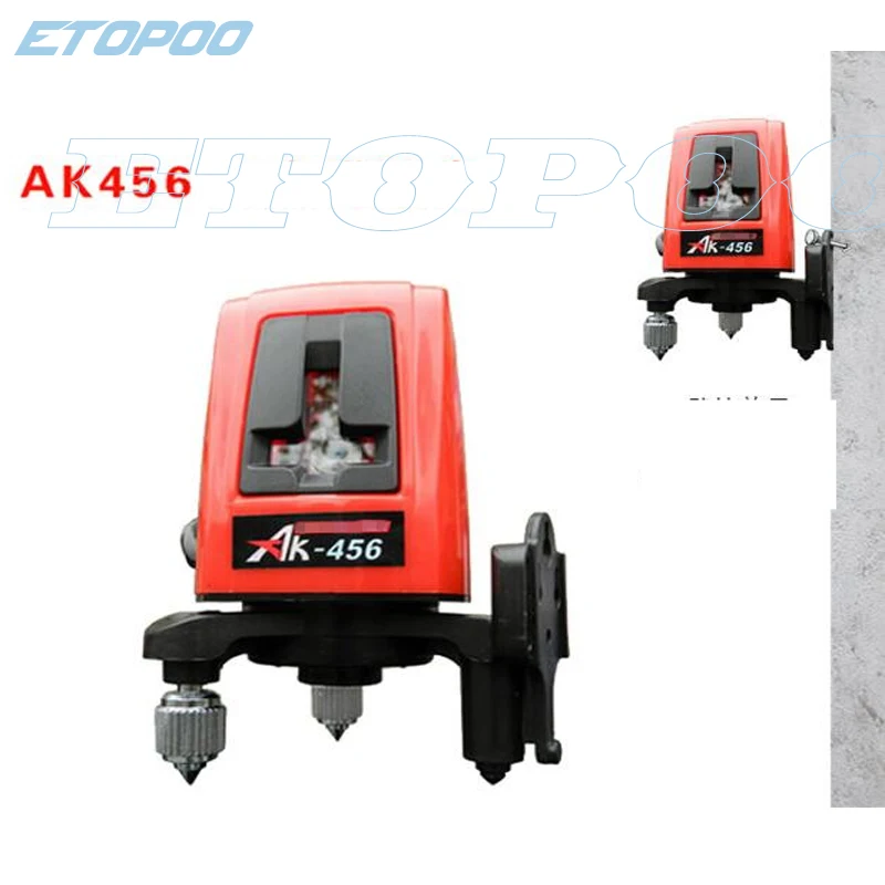 

AK456 360 degree Rotating Cross Laser Level 2V1H3P Red 3 line 3 point can work outdoor