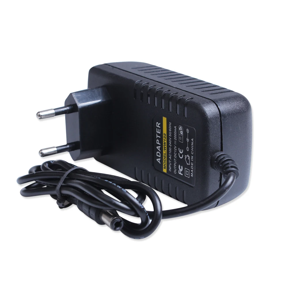 BESDER AC 100 240V вход DC 12V 2A выход питания европейская вилка адаптер зарядное