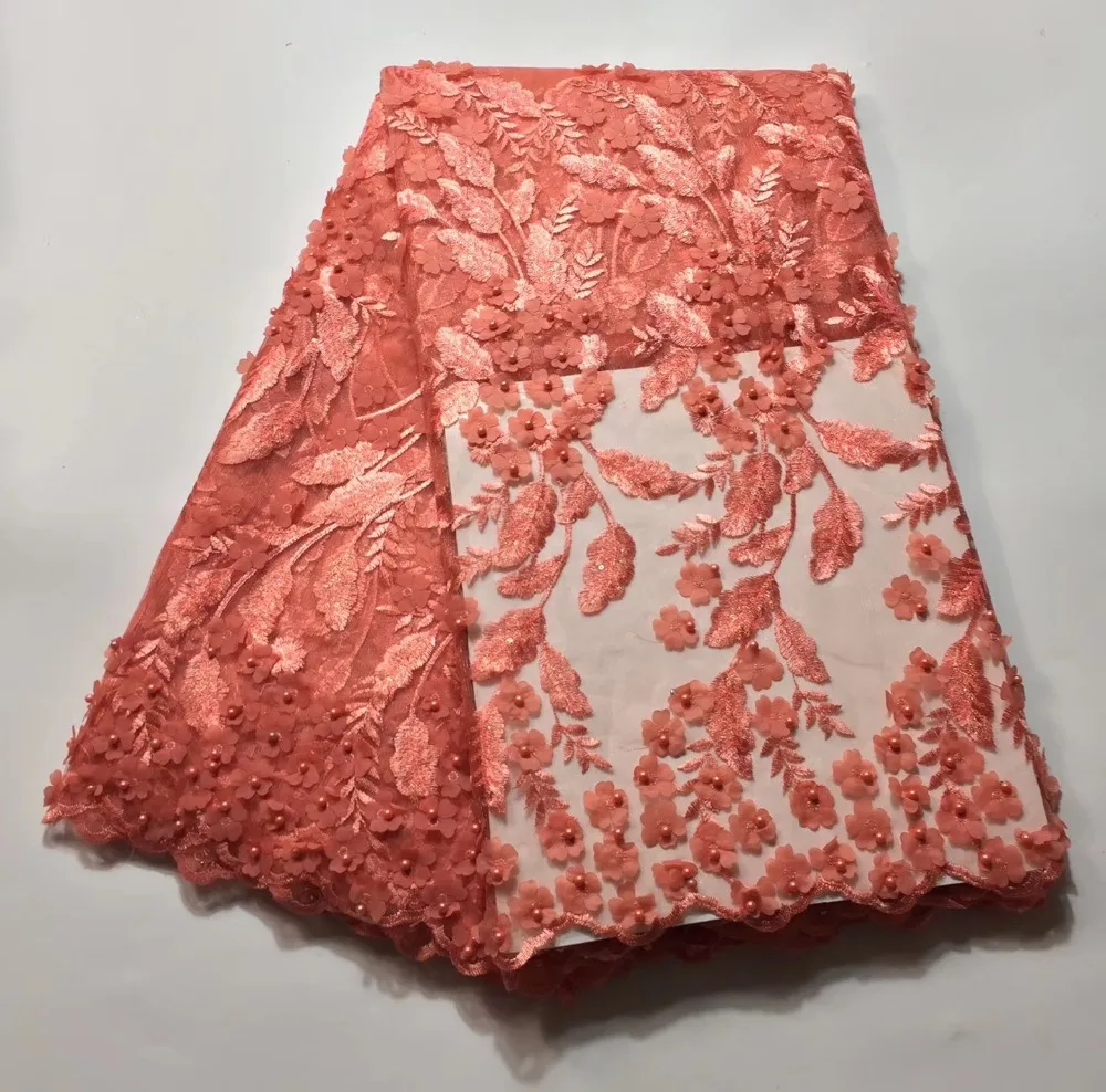 

2017 new design Fluttering french lace fabric for wedding party , african embroidered tulle lace fabric Fc17-JYX22 free shipping