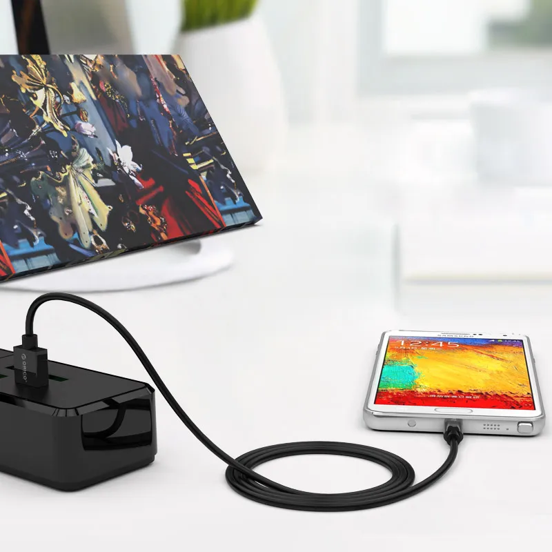 ORICO Micro USB Cable USB 2.0 Fast Data Sync Cable Braided USB Cable Mobile Phone Charger Cable For Samsung Galaxy HuaWei Xiaomi